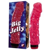 Vibrátor Big Jelly Červený