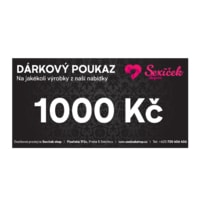Dárkový poukaz na 1000,- Kč