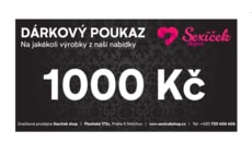 Dárkový poukaz na 1000,- Kč