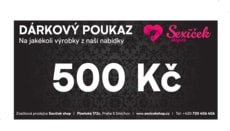 Dárkový poukaz na 500,- Kč